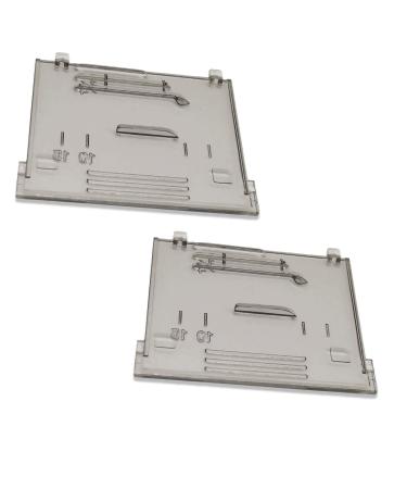 Bequilter 2pcs Slide Plate Assembly Cover Plate XF2404001 for Brother BB370  BM2800  BM2800CT  BM2800FG  BM3550FG and More