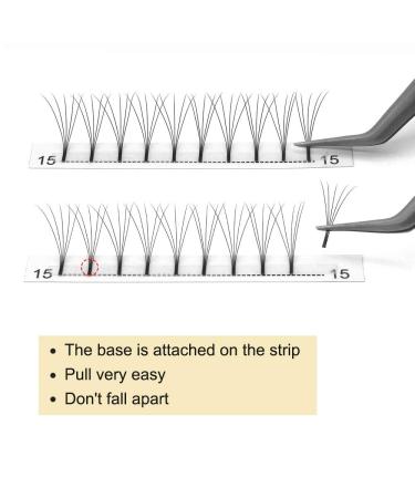 Shop Premium 3D 4D 5D 6D Finished Eyelash Extensions - Volume 0.07 & 0.10 | 14mm Size - International Shipping Available - Buy Online on SooperMarket.com