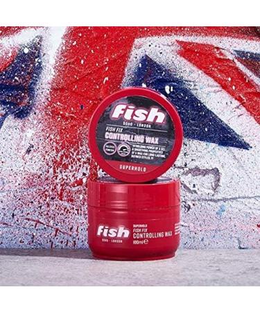 FISH Superhold Fish Fix Controlling Hair Wax 100ml - Long-lasting Hold and Control for Men and Women - Buy Online on SooperMarket.com