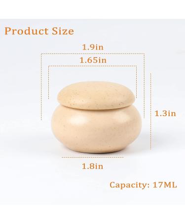 ANGNYA Ceramic Dappen Dish with Lid - 17ML Multifunctional Acrylic Liquid Powder Holder for Nail Techs and Beginners - Buy Online on SooperMarket.com