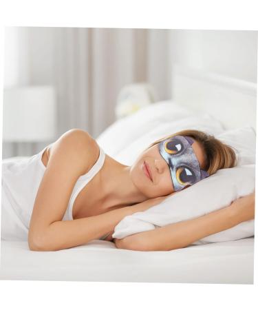 Healeved 4 Pcs Blindfold Ice Pack Silk Eye Mask Set for Sleep | Animal Print Plush Travel Masks | Snap Covers for Work and Travel - Buy Online on SooperMarket.com