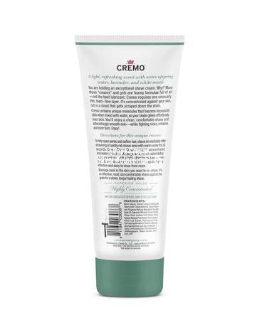 Cremo Original Formula Shave Cream - Silver Water & Birch, 6 fl oz - Smooth, Concentrated Shaving Cream - Buy Online on SooperMarket.com