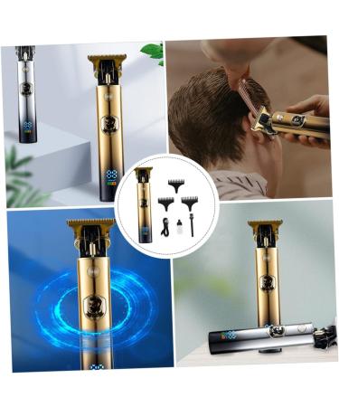 Mikinona Hair Cutting Trimmer 1 Set Hair Clipper Cordless Hair Trimmer Hair Cutting Tool Trimmer Electric Barber Hair Grooming Clipper Nose Hair Scissors Digital Display Man Titanium Alloy - Buy Online on SooperMarket.com