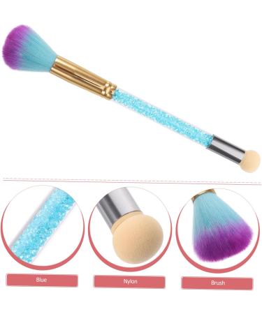 CIMAXIC 1pc Fingernail Brush Stuckers Nail Scrub Brush Nail Duster Brush Nail Scrubbing Brush Nail Collector Soft Nail Brush Toe Cleaning Brush Nail Dust Collector Portable Nail Polish 18*3cm Blue - Buy Online on SooperMarket.com