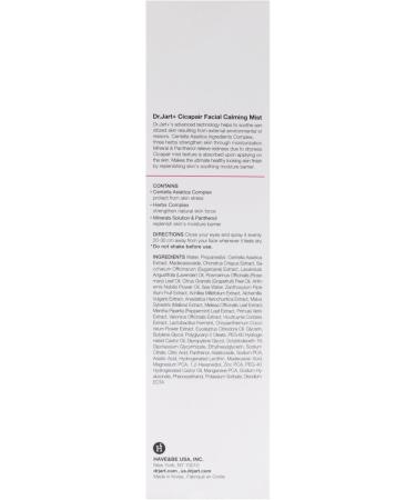 Dr. Jart+ Cicapair Facial Calming Mist for Women 5 oz Mist Not Specified - Buy Online on SooperMarket.com