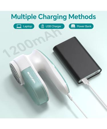 Buy BEAUTURAL Fabric Shaver & Lint Remover - Rechargeable Defuzzer with 2 Speeds & Replaceable Blade | Remove Fuzz & Lint from Clothes & Furniture - International Shipping - Buy Online on SooperMarket.com