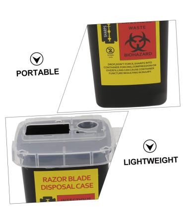 Beavorty 6 STK Klinge Storage Box - Sharp Disposal Container for Razor & Cutter - Break-Recycling Case for Shaving & Plastic Trash - Buy Online on SooperMarket.com