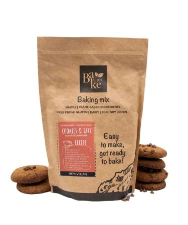 Bakeupp -Vegan Cookies & Tart Baking mix - gluten -free & plant -free - to prepare completely vegan - without egg milk soy corn 900 g (400 gram) 400 grams
