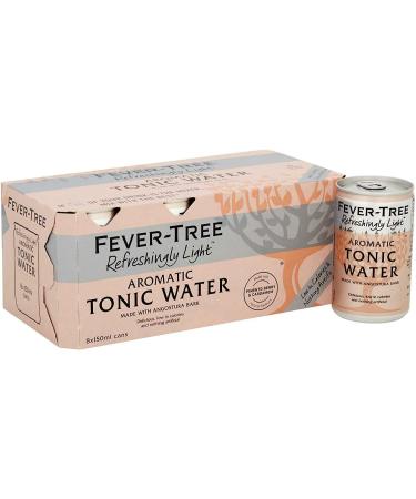 Fever-Tree Refreshingly Light Aromatic Tonic Water Cans 8x150ml