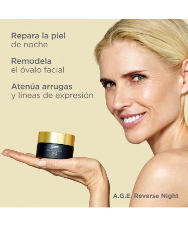 ISDIN Isdinceutics A.G.E Reverse Night | Anti-ageing night repair cream with melatonin | (50ml) Night Cream - Buy Online on SooperMarket.com