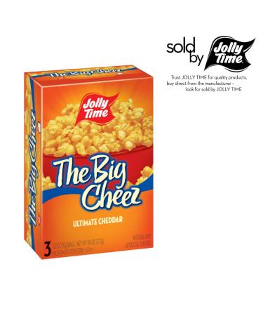 JOLLY TIME Big Cheez Gourmet Zesty Cheddar Cheese Non-GMO Microwave Popcorn (12 Bags) - Buy Online on SooperMarket.com