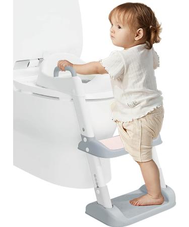 NAPEI Potty Training seat with Step Stool Ladder Potty Training Toilet for Kids Boys Girls Toddlers-Comfortable Safe Potty Seat Potty Chair with Anti-Slip Pads Ladder Splash Guard and Safety Handles - Buy Online on SooperMarket.com