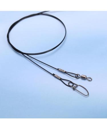 VGOL 30-Piece Stainless Steel Fishing Wire Leaders - 45kg Anti-Bite Bait Rigs for Outdoor Fishing - Buy Online on SooperMarket.com