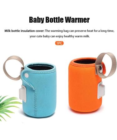 Jiakalamo USB Baby Bottle Warmer - Portable Car Travel Milk Heater for Night Feeding and Outings - Orange - Buy Online on SooperMarket.com