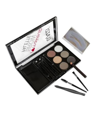 WOONEKY 1 Set Eyebrow Powder Set Eyebrow Cosmetics Accessory Natural Eyebrow Powder Abs
