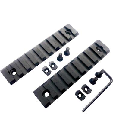 GOTICAL Multi Slot Mlok to Picatinny Rail Adapter | Set of 9 Slots AR Picatinny Rail System - Buy Online on SooperMarket.com