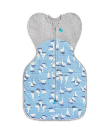 Love To Dream Swaddle UP Baby Sleeping Bag Self-Soothing Swaddles for Newborns Improves Sleep Snug Fit Helps Calm Startle Reflex New Born Essentials for Baby Warm 16-20 C 6-8.5kg Blue Medium (6-8.5kg) Blue