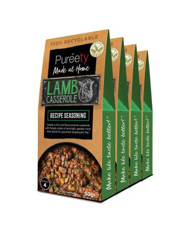 Pureety GLUTEN FREE Lamb Casserole Recipe Seasoning x 4 packs