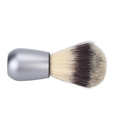 Hair shaving brush portable strongly water -absorbing razor foam brush synthetic soft with metal handle for men for travel for the salon