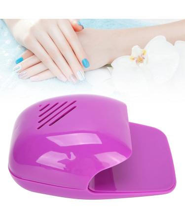 Portable Nail Dryer Portable Nail Fan Dryer Cooling Fan Nail Polish Quick Dryer for Normal Nail Polish Suitable e for household and salon(violet)