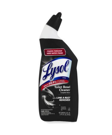 Lysol Toilet Bowl Cleaner with Lime and Rust Remover, 24 Ounce