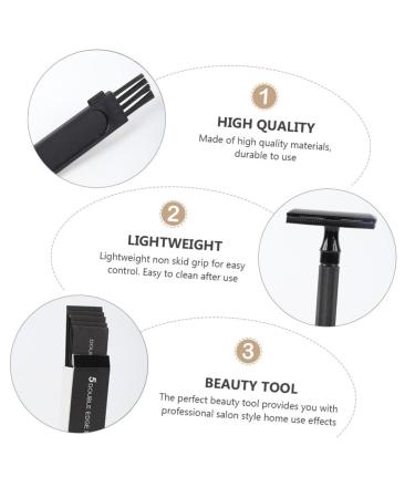Buy 2 Sets Manual Shaver - Classic Beard & Hair Razor for Men | Old Style Shaving Cutter | International Shipping Available - Buy Online on SooperMarket.com