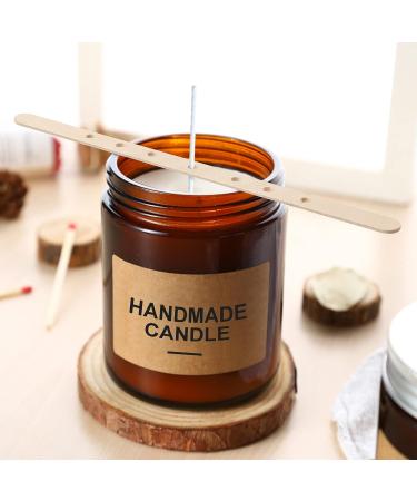 Anjmd 100 PCS Wooden Candle Wick Holders - 7 Wick Bars for Multiwick Candles DIY - Buy Online on SooperMarket.com