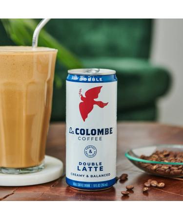 La Colombe Double Shot Draft Latte 9oz - 16 Pack - Cold-Pressed Espresso & Frothed Milk - Real Ingredients - Grab & Go Coffee - Buy Online on SooperMarket.com