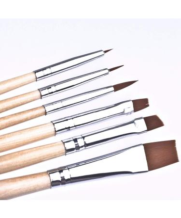 6-Piece Makeup Brush Set for Face Eyes & Lips - Multifunctional Nylon Brushes for Beginners & Pros | International Shipping - Buy Online on SooperMarket.com
