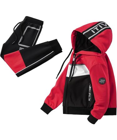 Boys' 2 Piece Activewear Set | Kew-007 | Sizes 2-8 Years | Track Jacket and Pants | Kids Clothing - Buy Online on SooperMarket.com