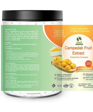 9x Cempedak (Artocarpus integer) Standardized Extract Powder 100g - Buy Online on SooperMarket.com