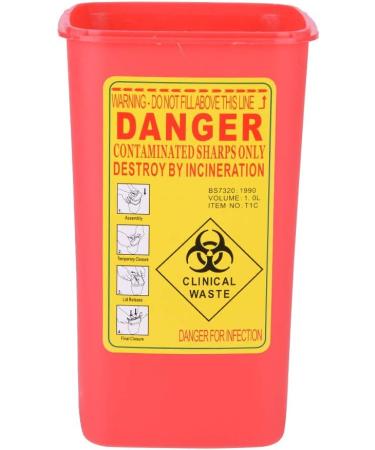 Light & Clear Tattoo Sharps Container - Needle & Syringe Disposal - Buy Online on SooperMarket.com