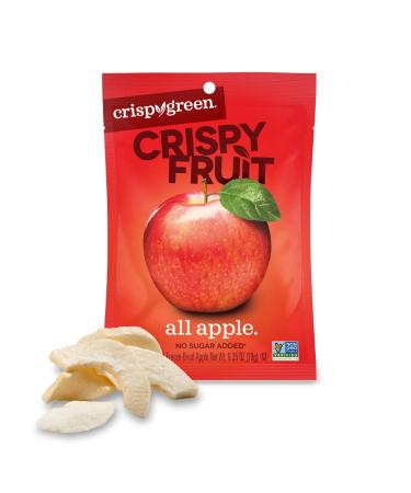 Crispy Green Freeze-Dried Fruit Single-Serve Apple 0.35 Ounce (Pack of 12)