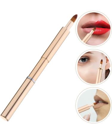 FOMIYES Lip Brush Portable Lipstick Applicator Women Lip Brush Lip Gloss Brush Lip Makeup Tool Golden - Buy Online on SooperMarket.com