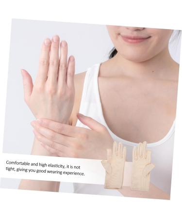 WOFASHPURET 1 Pair Ladies sun protection gloves salon gloves Half Finger Gloves Skin Gloves Golfing Gloves Anti- Fingerless Gloves riding gloves Manicure Glove Accessories Miss summer cloth 21x7.5x0.8cm - Buy Online on SooperMarket.com