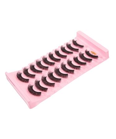 ORFOFE 10 Pairs Fake Eyelashes Faux Lashes Baby Dolls for Girls Synthetic Lashes Girls Lash Extensions Artificial Lashes Girls Lashes Iron on Patches False Extend Miss Natural Fiber