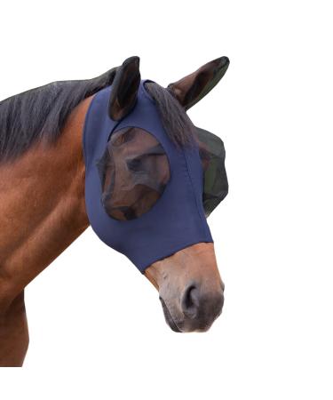 QHP fly mask Super Bug size: Pony color QHP: Navy Pony navy