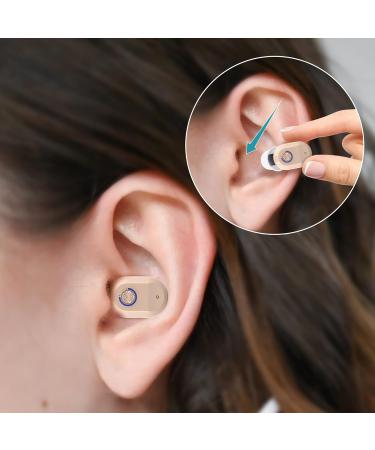 Rechargeable ITE Hearing Enhancement Aids Improve Sound Location Voice Enhancement Device Aid and Assistant Hearing for TV and Talking - Buy Online on SooperMarket.com