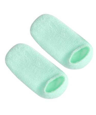 1 pair of socks against cornea foot care sock spa-foot sleeves foot beauty socks moisturizing short socks gel socks for moisturizing feet anti-rissing ladies socks