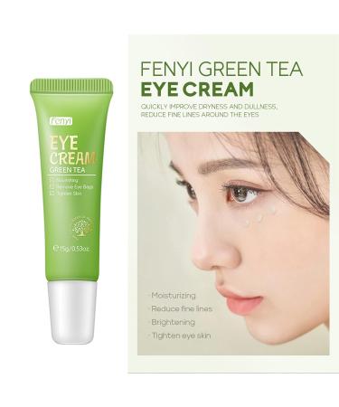 Green Tea Eye Cream - Reduce Dark Circles Puffiness & Wrinkles | Anti-Aging Daily Eye Care 15g - Buy Online on SooperMarket.com