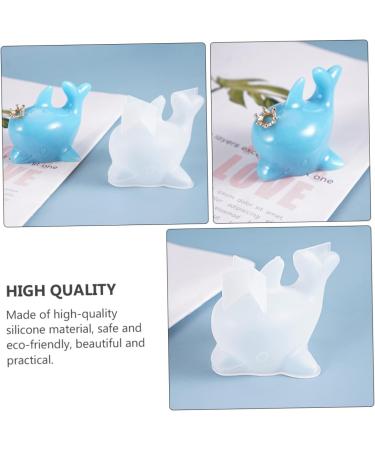 STOBOK 1pc Dolphin Mold 3D Animal Silicone Molds Dolphin Ornament Hand Mold Animal Cake Baking Moulds Ice Cream Mold Decor Epoxy Dolphin Shape Mold Clay White Silica Gel Desktop - Buy Online on SooperMarket.com