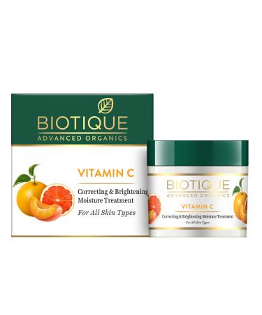 Biotique Vitamin C Correcting Face Cream all Skin Types Vitamin C Moisturizer 50g