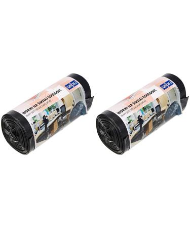 Office Products 22021236-05 garbage bag 120 l - 25 pieces LDPE |Garbage bags garbage bag waste bags garbage bag for household waste for the office |Color: black |Folio thickness: 28 m (pack with 2) 120 l (pack with 2) single