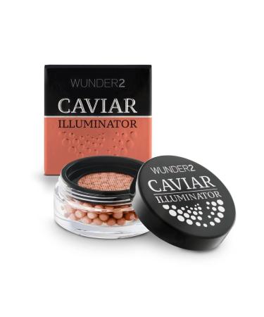 WUNDERBROW CAVIAR ILLUMINATOR MAKEUP   Cream Highlighters with highly pigmented beads that will illuminate and smooth your skin Coral Shimmer