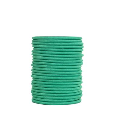 12 PCS Elastic Hair Bands 3mm Elastic Hair Ties Ponytail Holders Bulk Hair Ties No Metal Gentle Elastics for Women Men Girls Kids (Green)