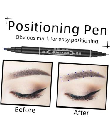 Hemoton 6pcs Eyebrow Marker Pen Eyebrow Pen Surgery Marker Pen Pen Cosmetic Portable 13.9x1.8cm Blue - Buy Online on SooperMarket.com