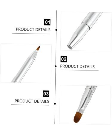 Didiseaon Silicone Lip Scrubber Silicone Makeup Retractable Lip Brush Makeup Eyeshadow Professional Makeup Glossy Makeup Lip Gloss Lipstick Bulk Foundation Brush Travel - Buy Online on SooperMarket.com
