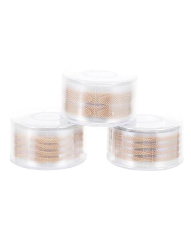 Eyes Beauty Tapes 3 Rolls Natural Double Invisible Simple Eyelid Stickers for Makeup Female Double Eyelid Tapes Decal