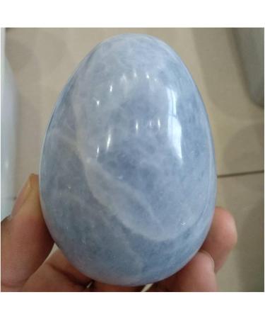 Crystal 1pc 300-340g Natural Blue Crystal Sparkling Blue Celestite polishing Stones Stone Collection - Buy Online on SooperMarket.com