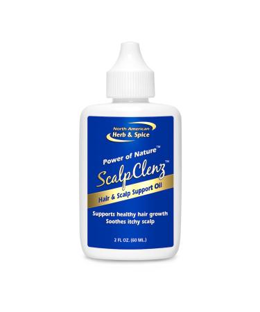 NORTH AMERICAN HERB & SPICE ScalpClenz Oil 2 fl. oz - Hair Oil for Healthy Hair Growth Itchy Scalp Soother Dandruff Fighter - Non-GMO Organic Ingredients